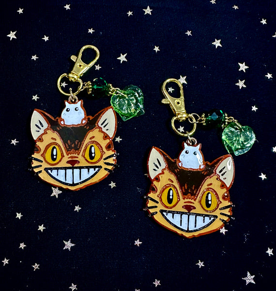 Forest Cat Keychain