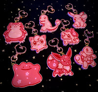 Cherry Blossom Poke Keychains