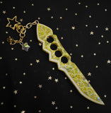 Elemental Chakra Blade Keychain