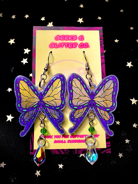 Anime Butterfly Earrings